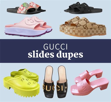 gucci rubber slide dupe|where to buy gucci knockoff.